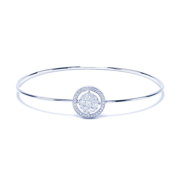 Round Halo Bangle