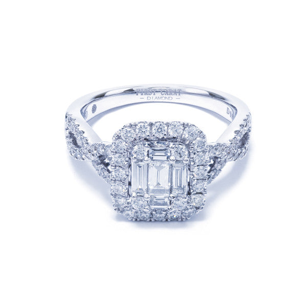 Princess Emerald Cut Ring