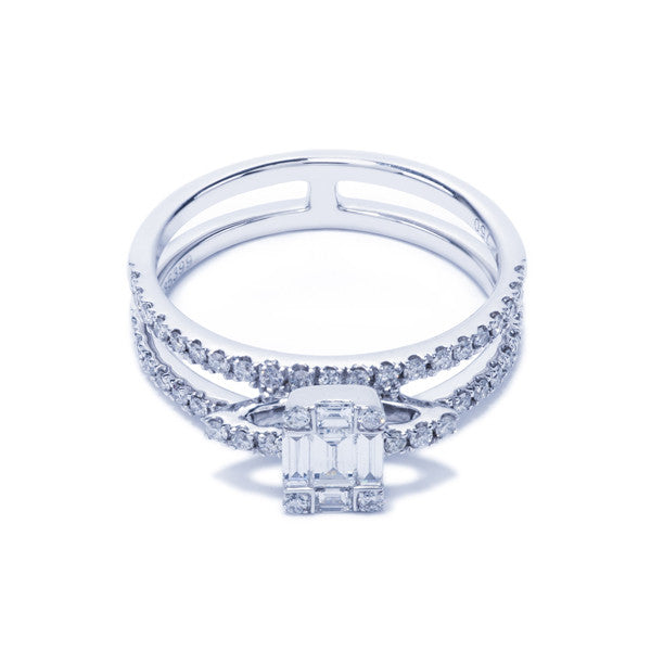 My Style Emerald Cut 1ct Effect Ring